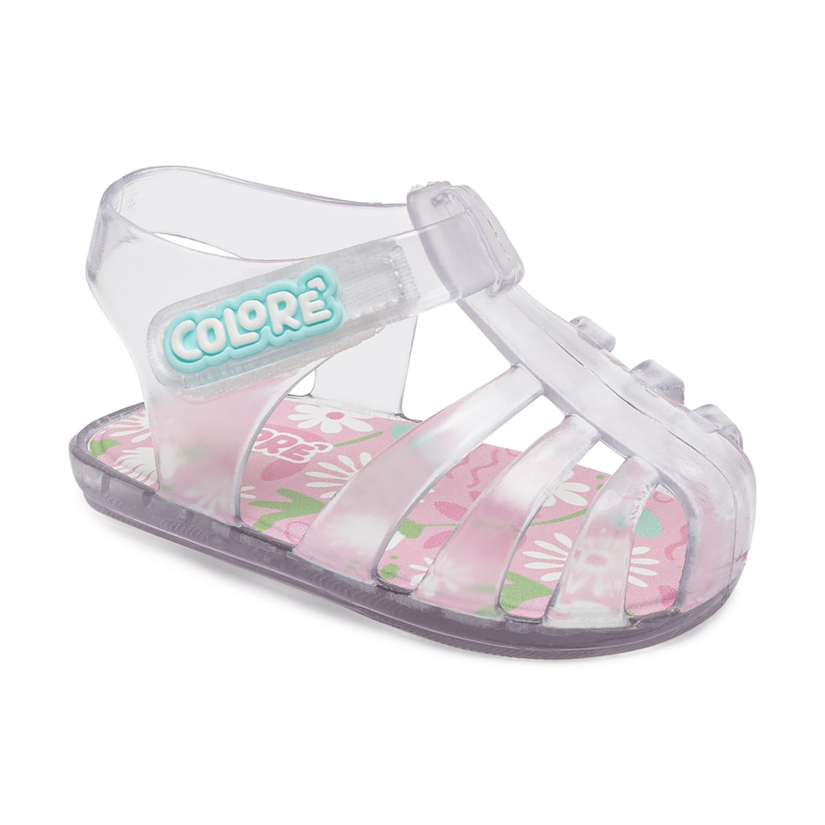 SandÃ¡lia infantil mimo transparente
